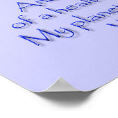 Poster - The Planet Earth Pledge (Hoek)