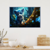 Poster The Playful Pooch's Antics (Keuken)