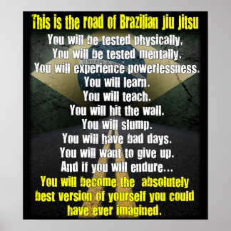 poster "The Road of Brazililian Jiu Jitsu"