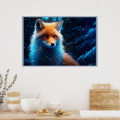 Poster The Roaming Fox of the Forest (Keuken)