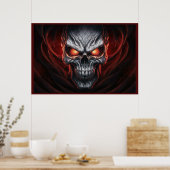 Poster The Skull 03 (Keuken)