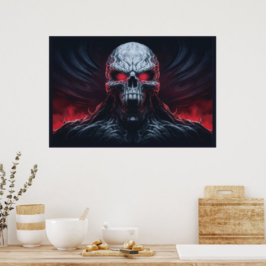 Poster The Skull 05 (Keuken)