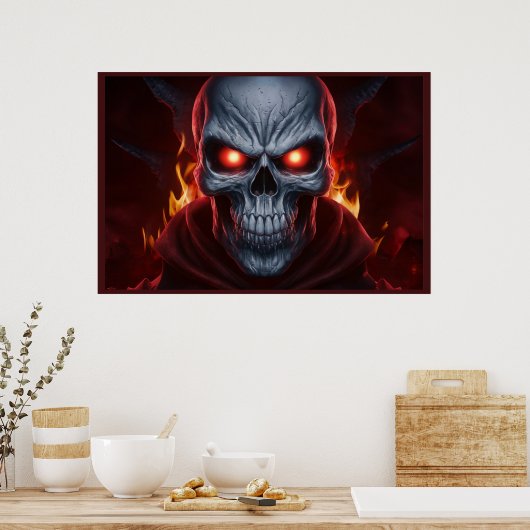 Poster The Skull 10 (Keuken)