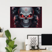 Poster The Skull 13 (Thuiskantoor)