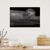 Poster: "The Super Moon" - 19 maart 2011 Poster (Keuken)