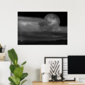 Poster: "The Super Moon" - 19 maart 2011 Poster (Thuiskantoor)