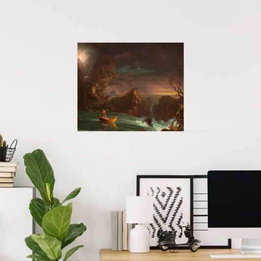 Poster The Voyage of Life, Manhood, Thomas Cole (Thuiskantoor)
