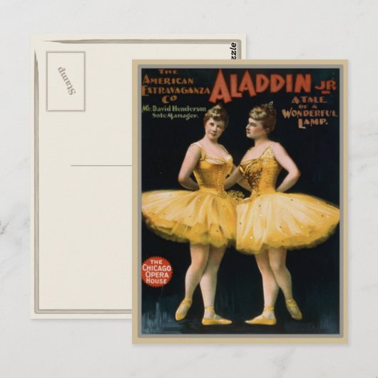 Poster theater Briefkaart (Voorkant / Achterkant)