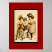 Poster  theater Drie Vrouwen (Voorkant)