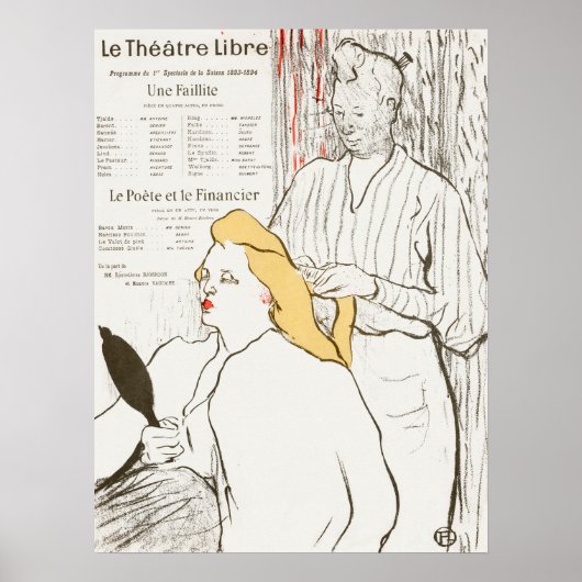 Poster  theater/Performance Advertisement (Voorkant)