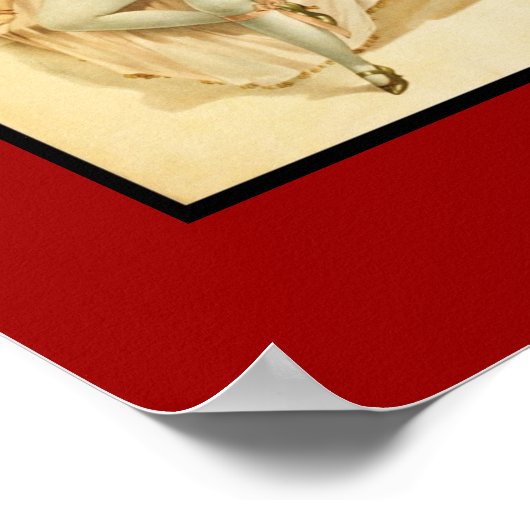 Poster  theatervrouw (Hoek)