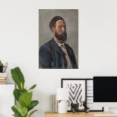 Poster Theodor Kittelsen Zelfportret (Thuiskantoor)