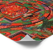 Poster Tibetan Mandala (Hoek)
