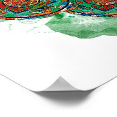 Poster Tibetan Tantric Mandala (Hoek)