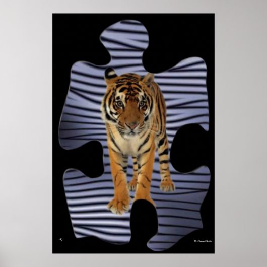 Poster Tiger (Voorkant)