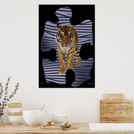 Poster Tiger (Keuken)