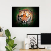 Poster Tiger (Thuiskantoor)