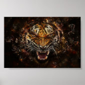 Poster TIGER STEAM PUNK (Voorkant)