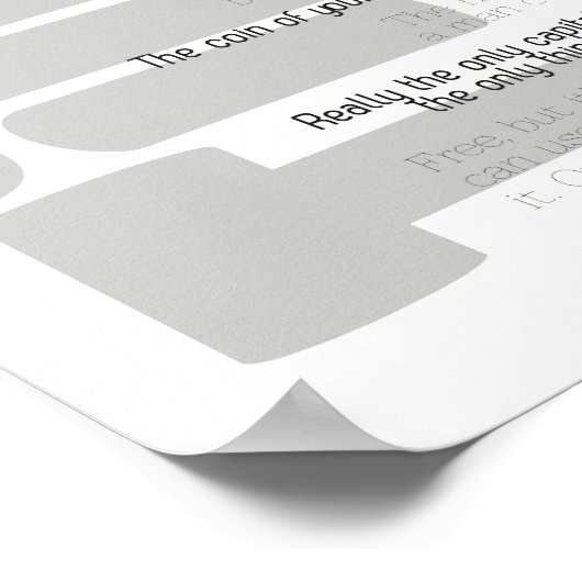 Poster - tijd is . . . (Hoek)