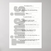 Poster - tijd is . . . (Voorkant)