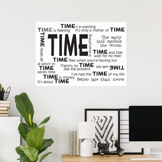 Poster - Tijdschema's (Thuiskantoor)