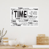 Poster - Tijdschema's (Keuken)