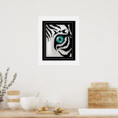 Poster-tijger 20 x 24 inch poster (Keuken)