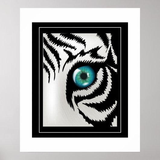 Poster-tijger 20 x 24 inch poster (Voorkant)