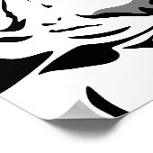 Poster tijgerprofiel (Hoek)