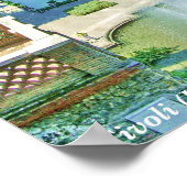 Poster Tivoli Fountains (Italië) (Hoek)