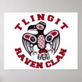 Poster Tlingit Raven Clan (Voorkant)