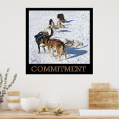 Poster 'Toegestane honden' (Keuken)