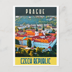 Poster toerisme Tsjechië Briefkaart