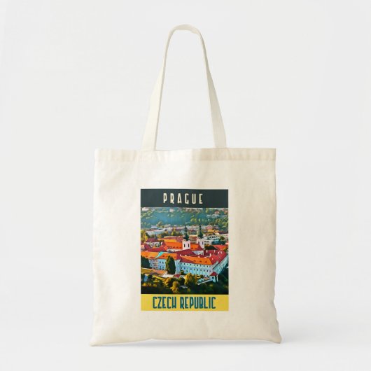 Poster toerisme Tsjechië Tote Bag (Voorkant)
