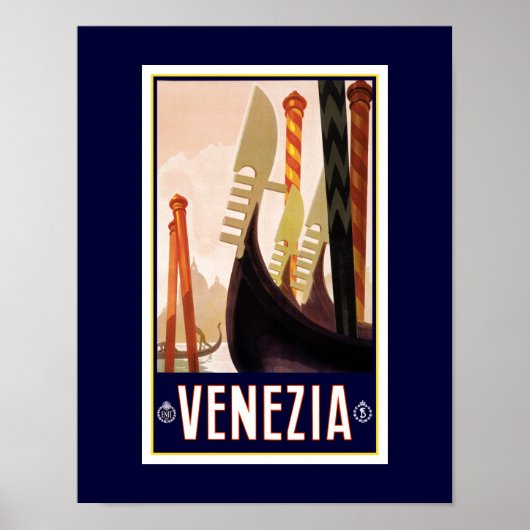 Poster toerisme Venezia (Voorkant)