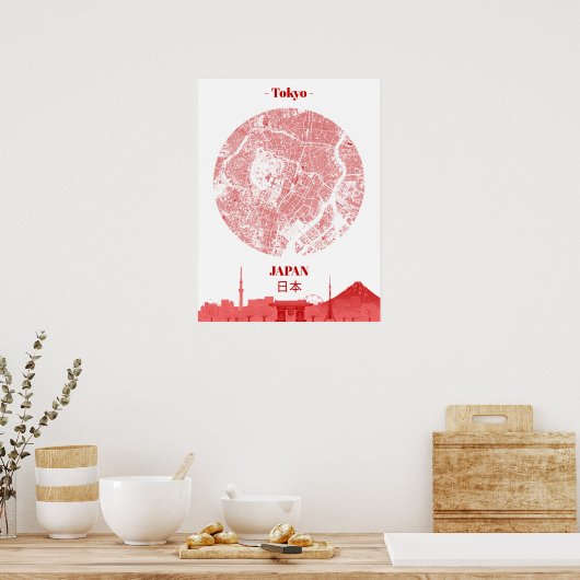 Poster Tokio (Keuken)