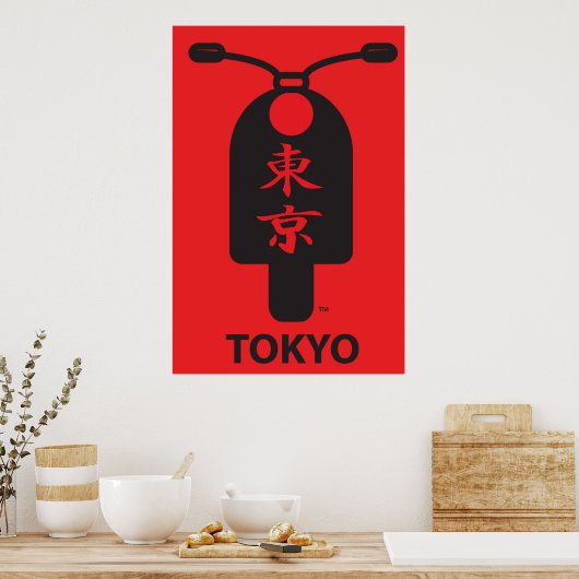 Poster Tokyo Scooter (Keuken)