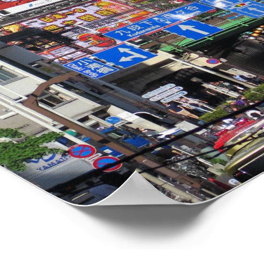 Poster Tokyo Shinjuku (Hoek)