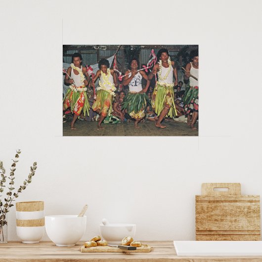 Poster, TONGAN_DANCERS_#2 Poster (Keuken)