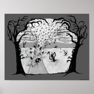 poster "Tornado of Crows" (geen tekst)