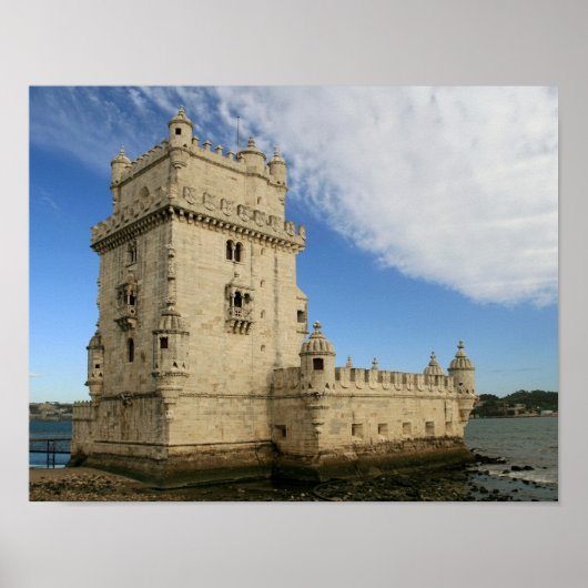 poster "Torre de Belem, Lisboa" (Voorkant)