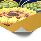 Poster Toscany Flowers (Hoek)