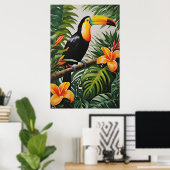 Poster | Toucan | Kunst (Thuiskantoor)