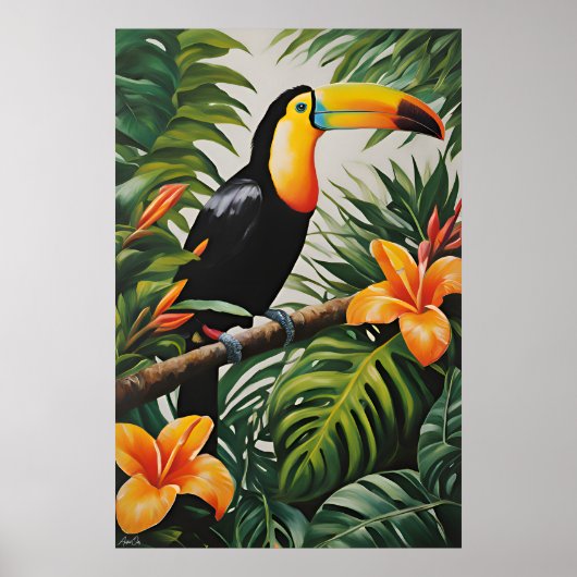 Poster | Toucan | Kunst (Voorkant)