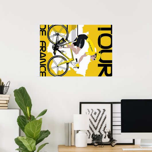 Poster Tour de France (Thuiskantoor)