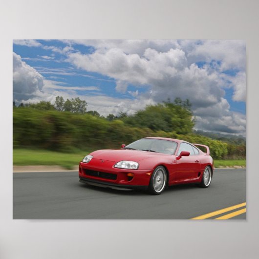 poster Toyota Supra 1993 (Voorkant)