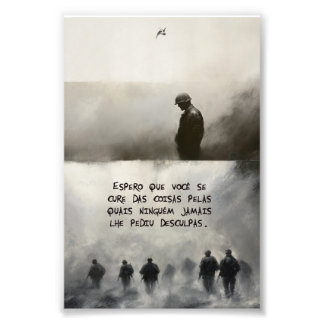 Pôster Trauma (Frase II) Foto Afdruk