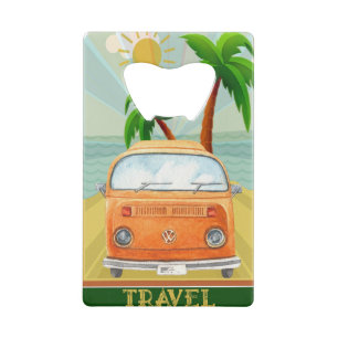 Poster:Travel California Creditkaart Flessenopener