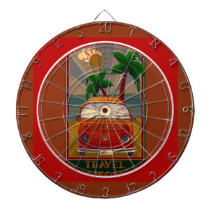 Poster:Travel California Dartbord