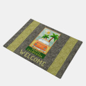 Poster:Travel California Doormat Deurmat (Schuin)